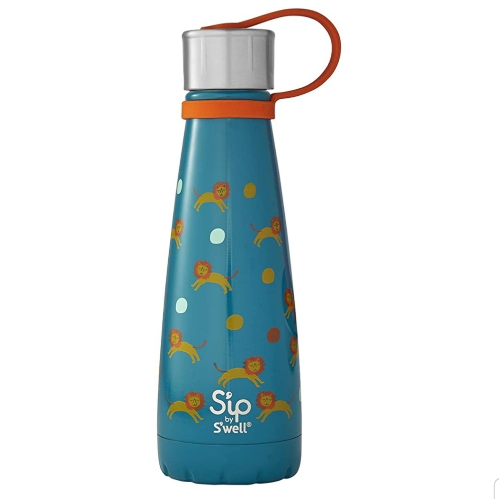 S'ip by S'well LITTLE LIONS Insulated Stainless Steel 10 oz Bottle Hot or Cold
